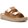 Women 275 Central Sandals | Milano Espadrille Sandal Cuoio Leather