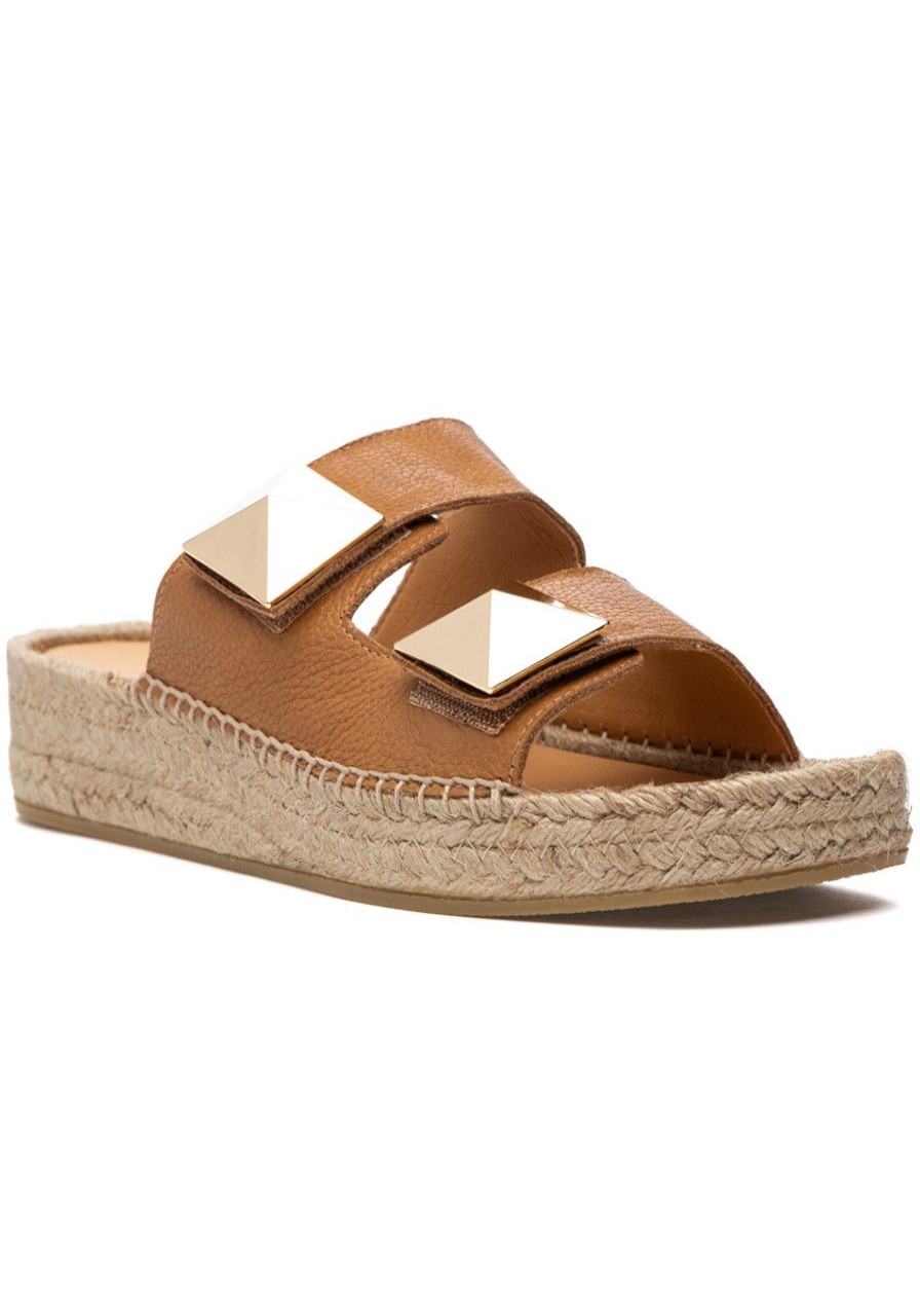 Women 275 Central Sandals | Milano Espadrille Sandal Cuoio Leather