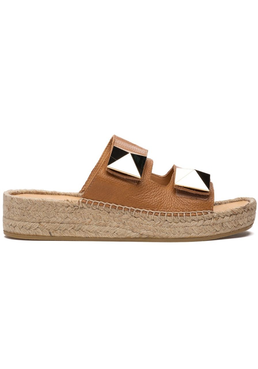 Women 275 Central Sandals | Milano Espadrille Sandal Cuoio Leather
