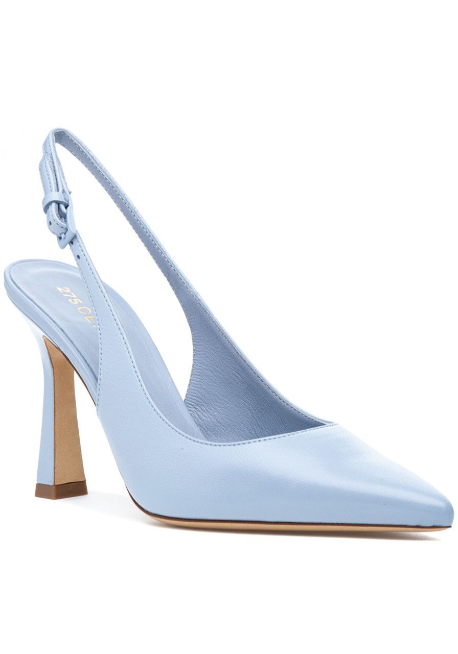 Women 275 Central Pumps | Fred Pump Sky Blue Leather
