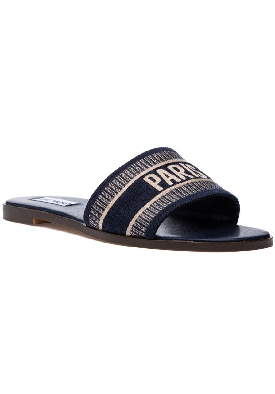 Women Steve Madden Sandals | Knox Sandal Navy Multi