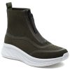 Women Urban Sport Sneakers | Herald Sneaker Khaki Knit