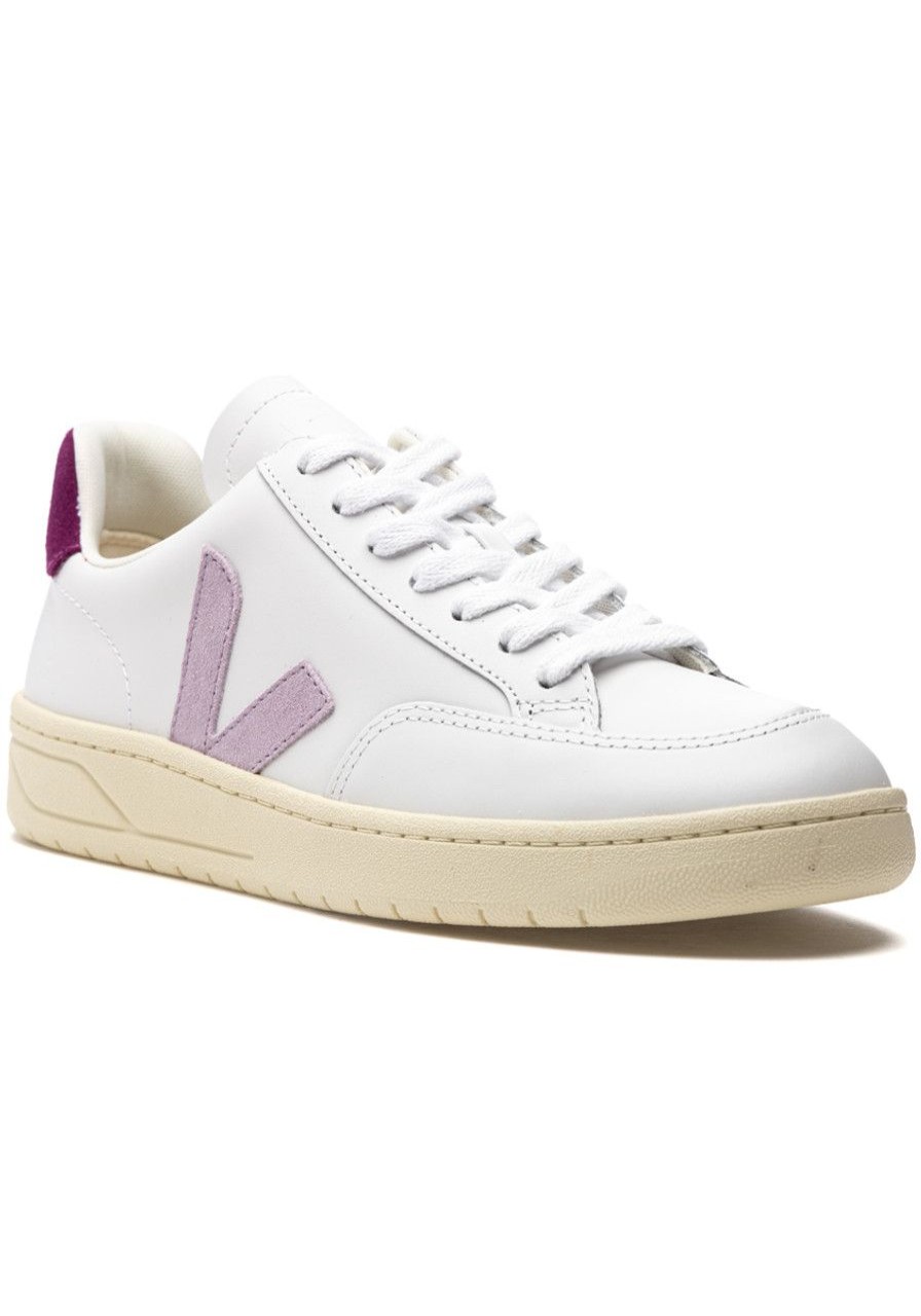 Women Veja Sneakers | V-12 Sneaker Extra White/Parme Magenta