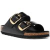 Women Birkenstock Sandals | Arizona Big Buckle Sandal High Shine Black