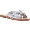 Women Loeffler Randall Sandals | Lucia Slide Sandal Silver Leather