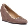Women Jildor Pumps | Deana Wedge Taupe