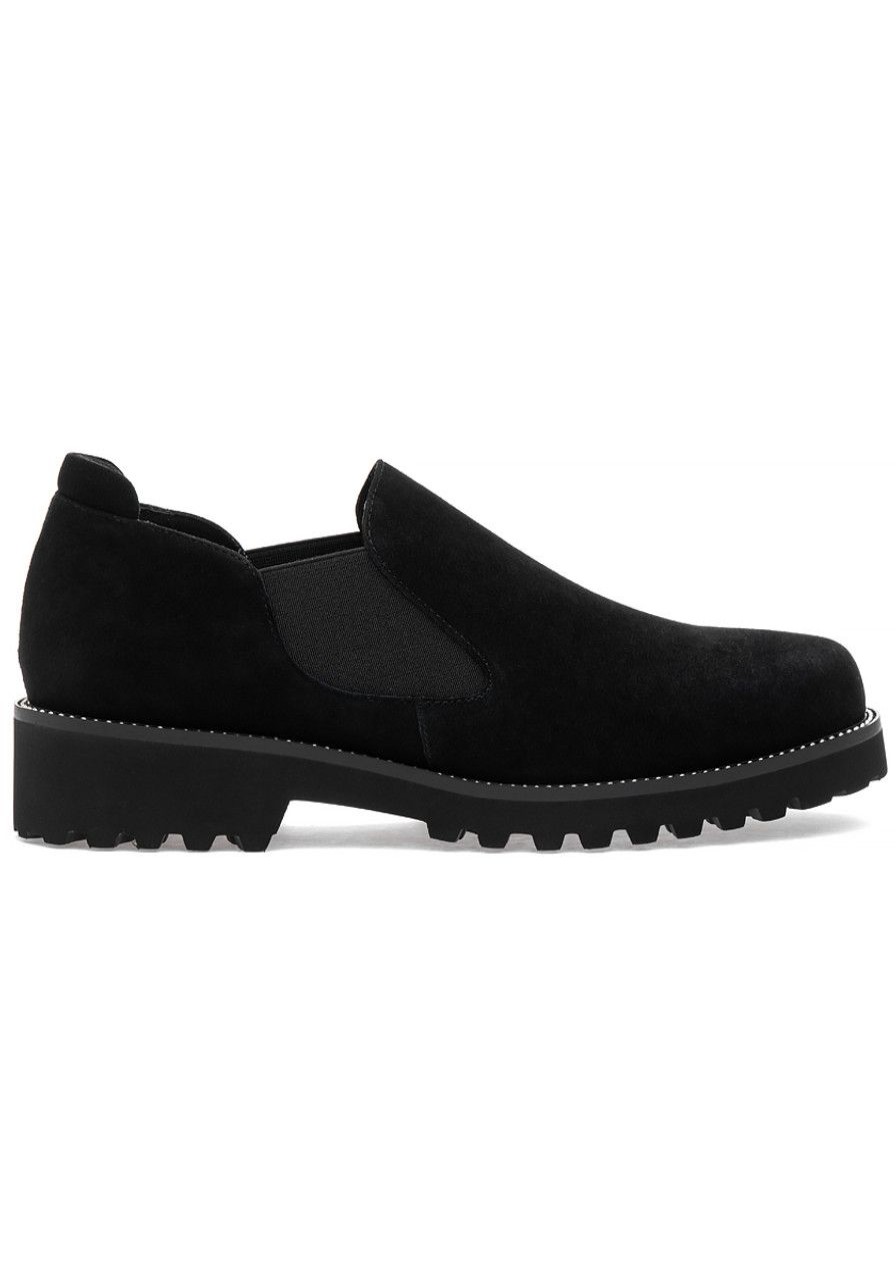 Women Jildor Loafers & Oxfords | Zayne Loafer Black Suede