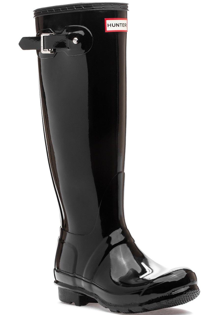 Women Hunter Boots | Original Glossy Rain Boot Black