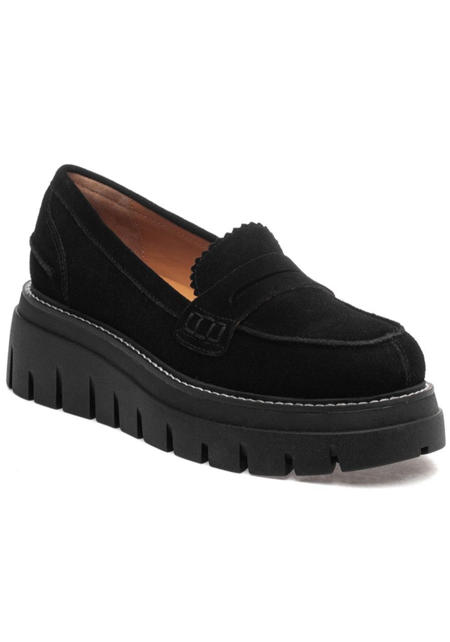 Women J/Slides Loafers & Oxfords | Tyler Loafer Black Suede