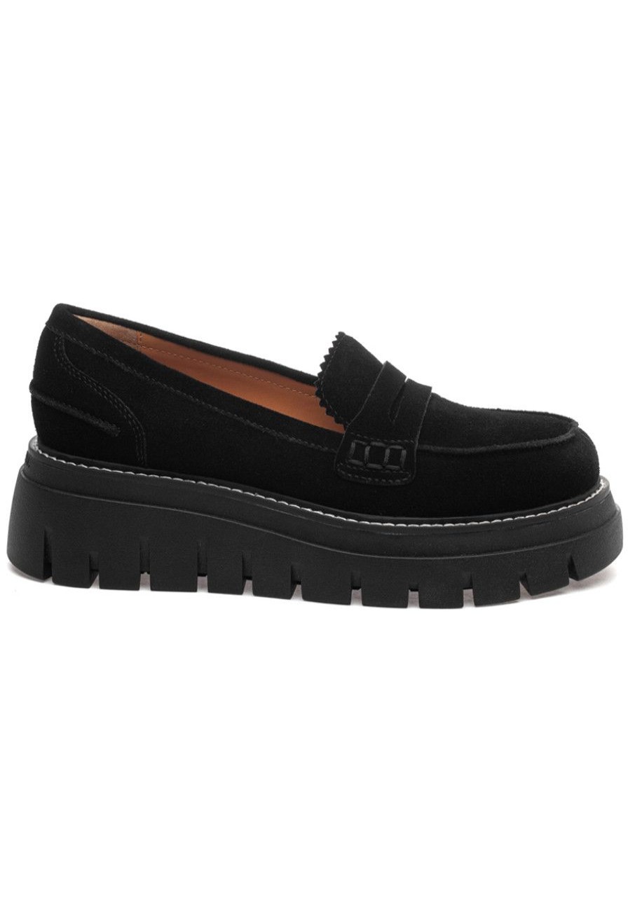 Women J/Slides Loafers & Oxfords | Tyler Loafer Black Suede