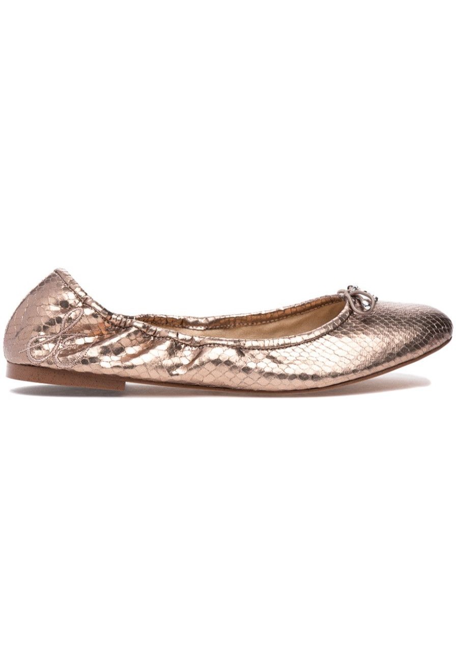 Women Sam Edelman Flats | Felicia Flat Pewter