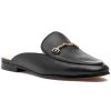 Women Sam Edelman Flats | Linnie Mule Black Leather