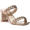 Women Dolce Vita Sandals | Paily Sandal Dark Gold Crackled Stella
