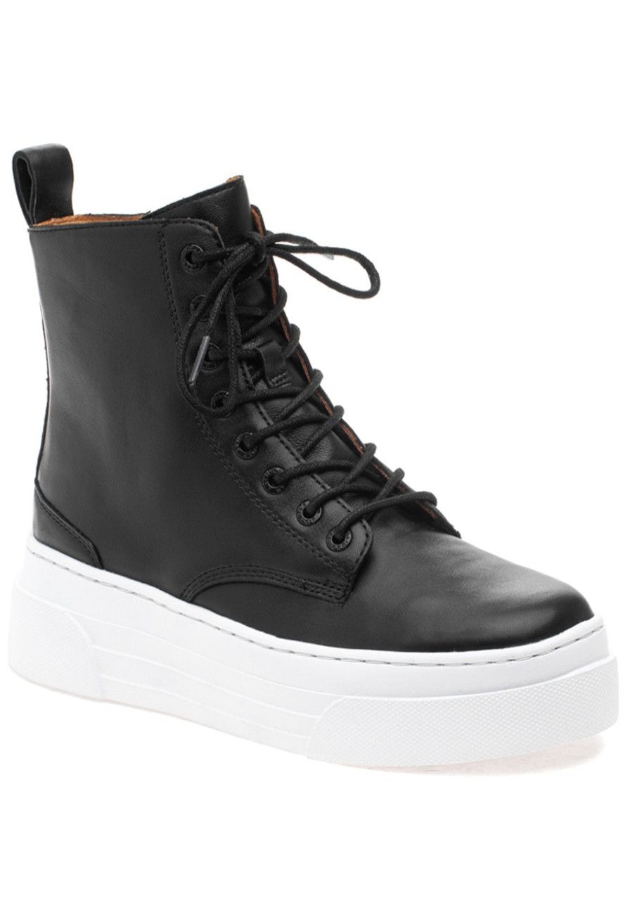 Women J/Slides Boots | Andre Sneaker Black Leather