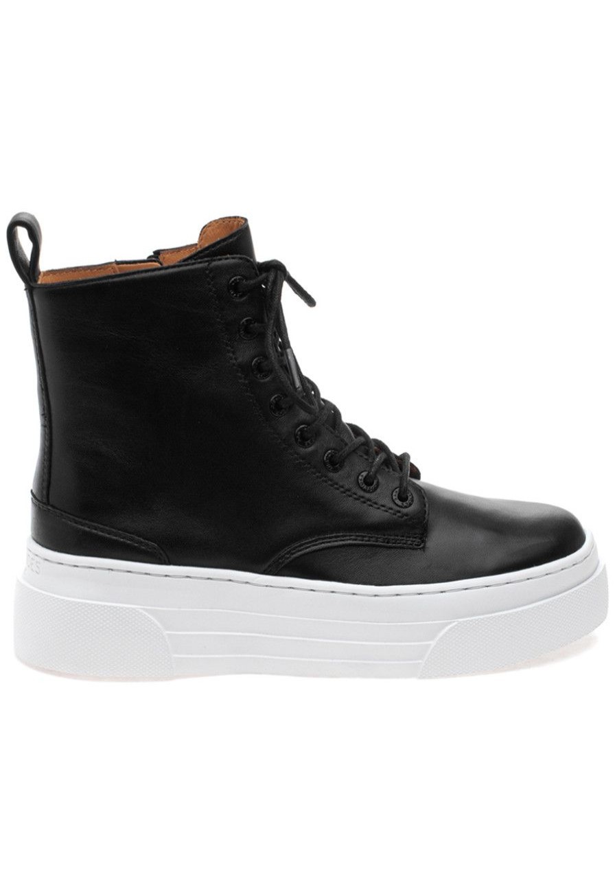 Women J/Slides Boots | Andre Sneaker Black Leather