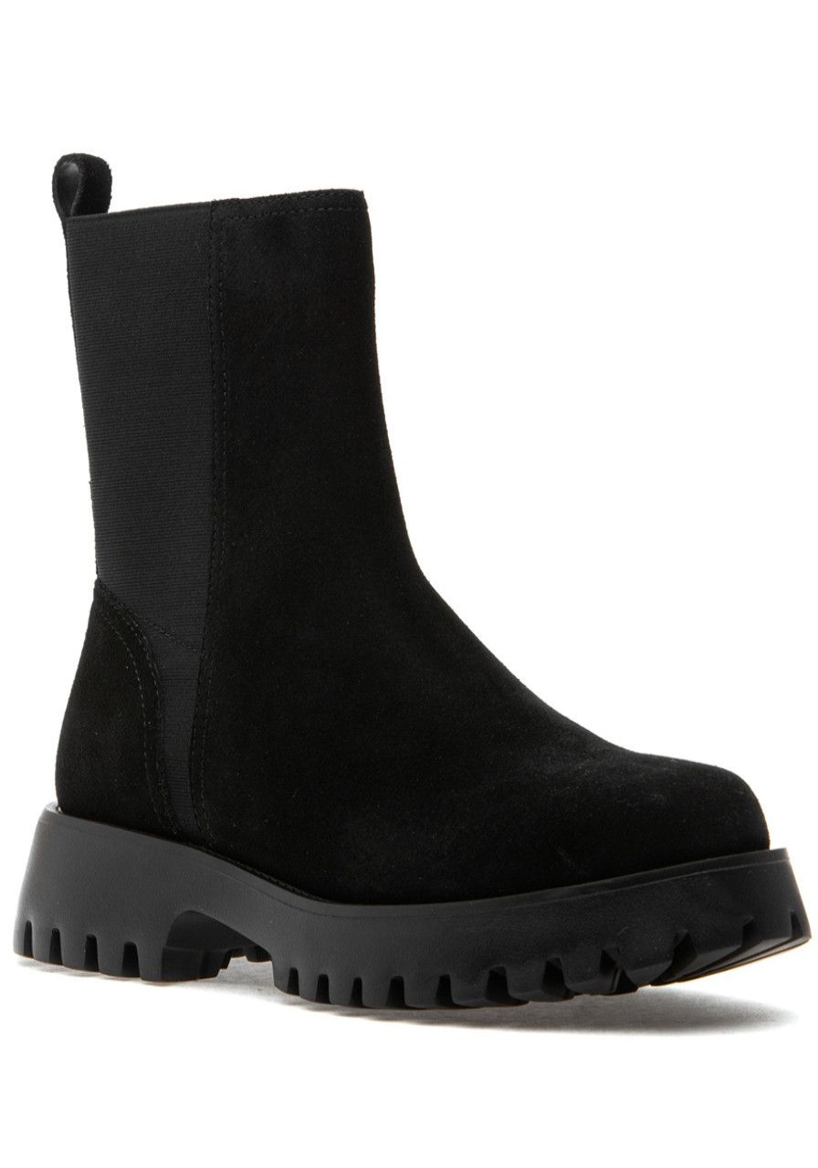 Women Jildor Boots | Zalika Boot Black Waterproof Suede