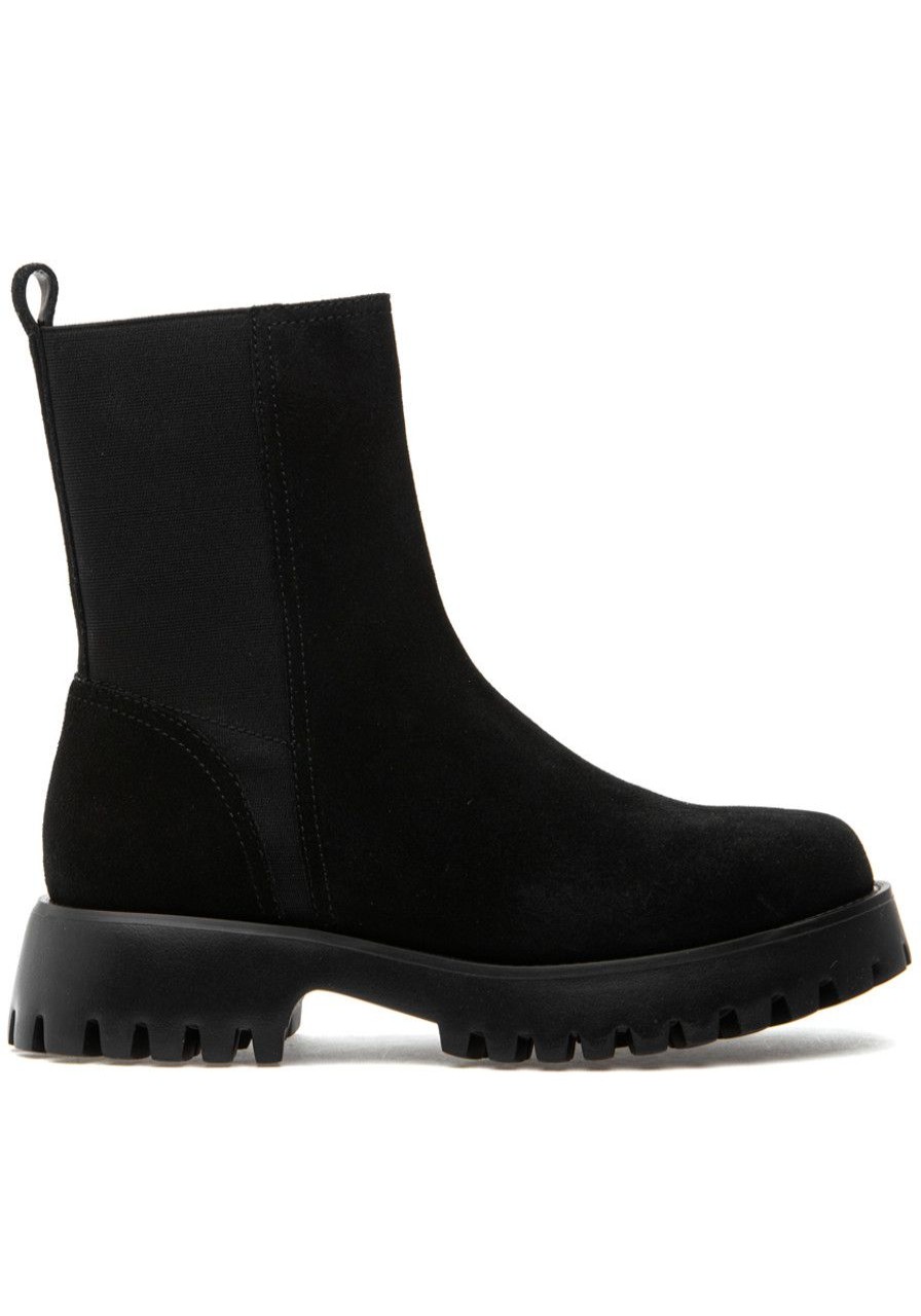 Women Jildor Boots | Zalika Boot Black Waterproof Suede