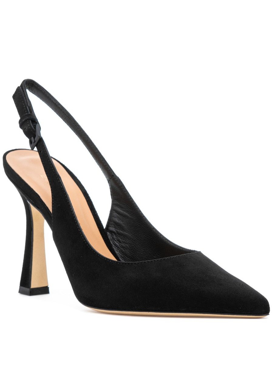 Women 275 Central Pumps | Fred Pump Black Suede