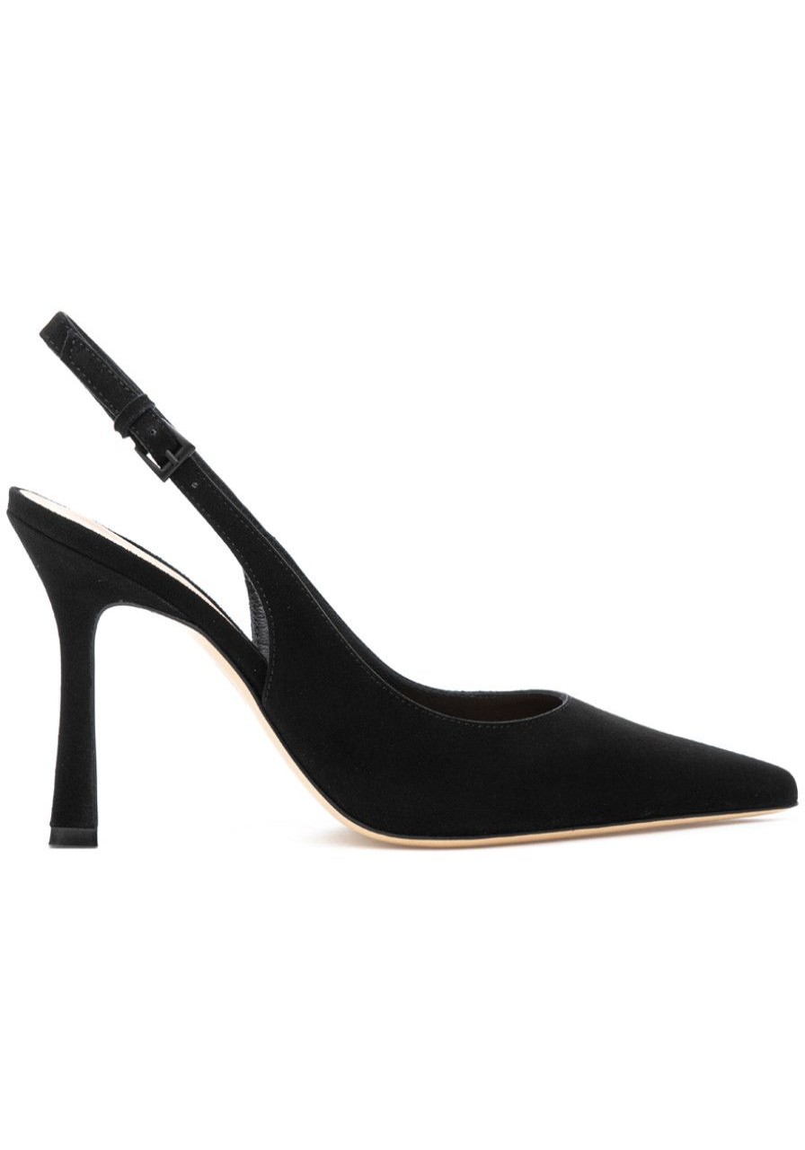 Women 275 Central Pumps | Fred Pump Black Suede