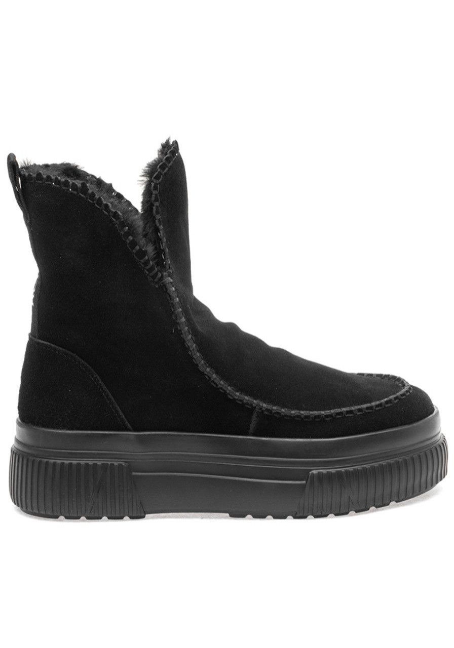 Women J/Slides Boots | Ely Boot Black Suede