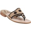 Women Jack Rogers Sandals | Marina Thong Sandal Camel Leather