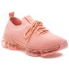 Women Urban Sport Sneakers | Aero Sneaker Pastel Pink Knit