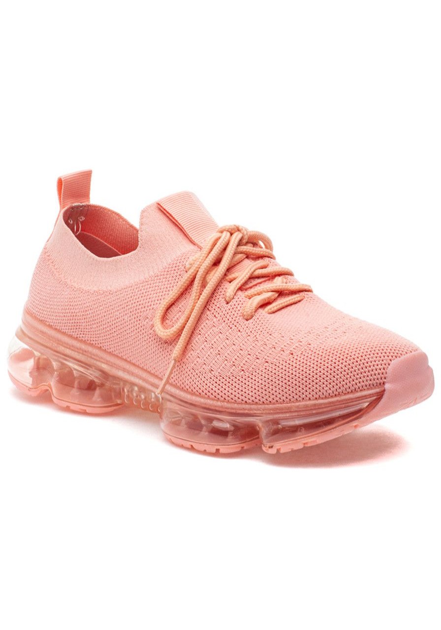 Women Urban Sport Sneakers | Aero Sneaker Pastel Pink Knit