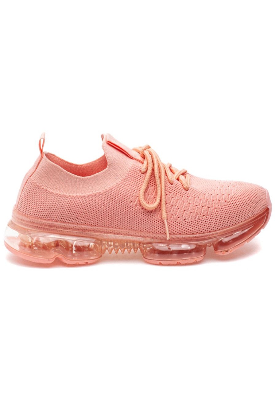 Women Urban Sport Sneakers | Aero Sneaker Pastel Pink Knit