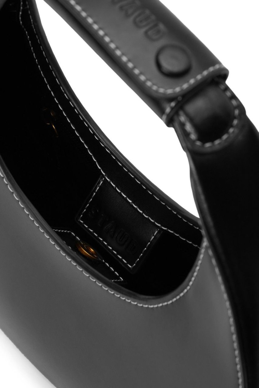 Women Staud Crossbody Bags | Mini Moon Bag Black