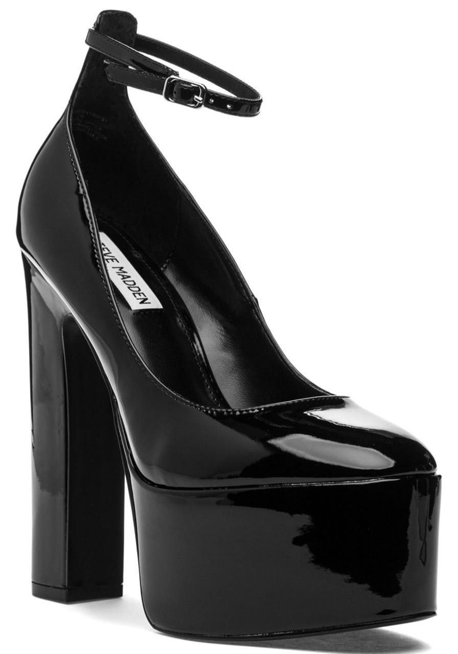 Women Steve Madden Pumps | Skyrise Pump Black Patent