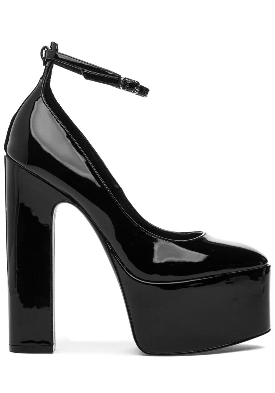 Women Steve Madden Pumps | Skyrise Pump Black Patent