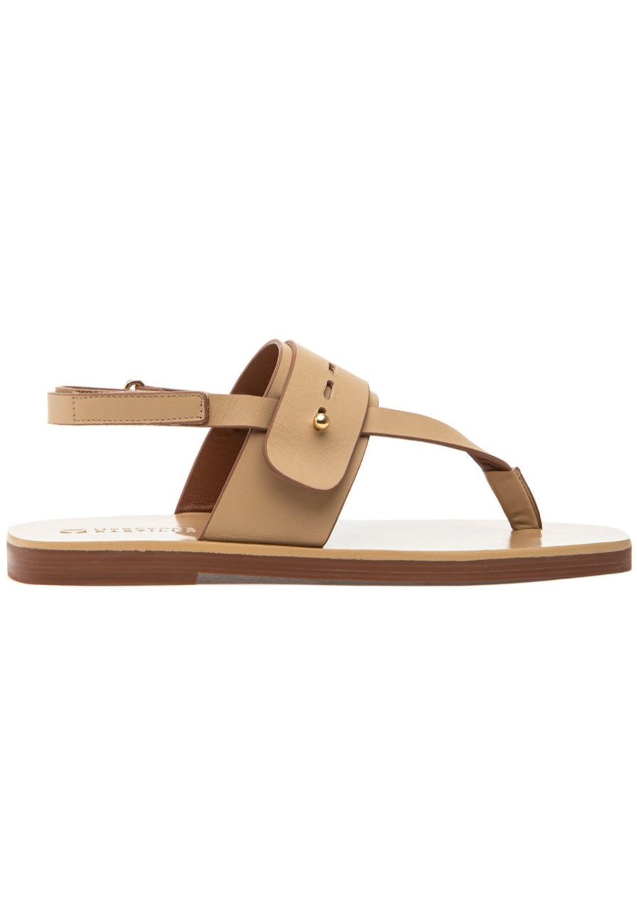 Women Mercedes Castillo Sandals | Adria Sandal Affogato Leather