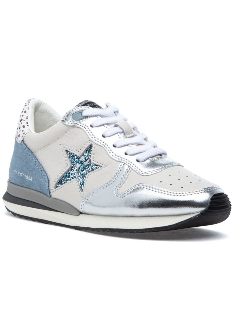 Women Vintage Havana Sneakers | Rock 7 Sneaker Washed Silver/Sky Multi