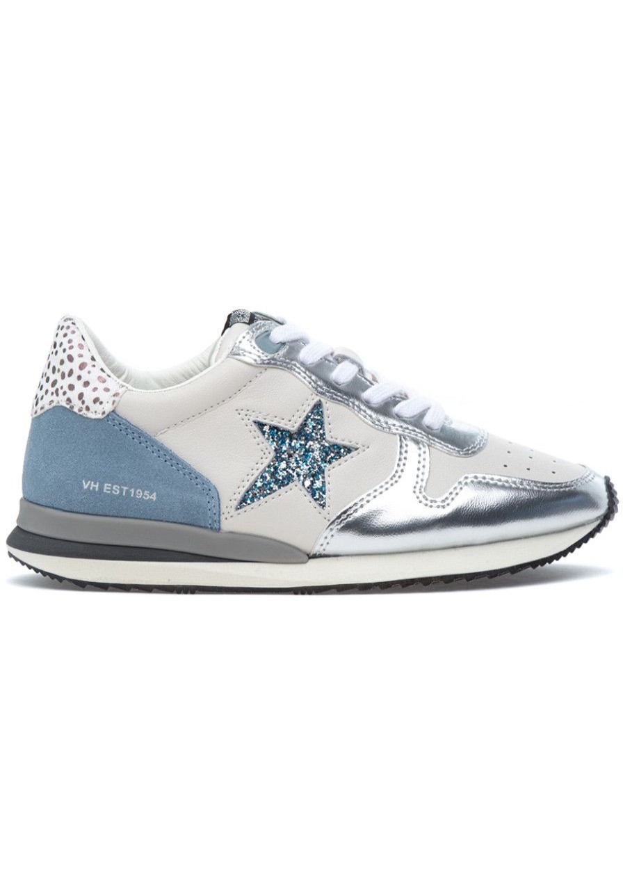 Women Vintage Havana Sneakers | Rock 7 Sneaker Washed Silver/Sky Multi