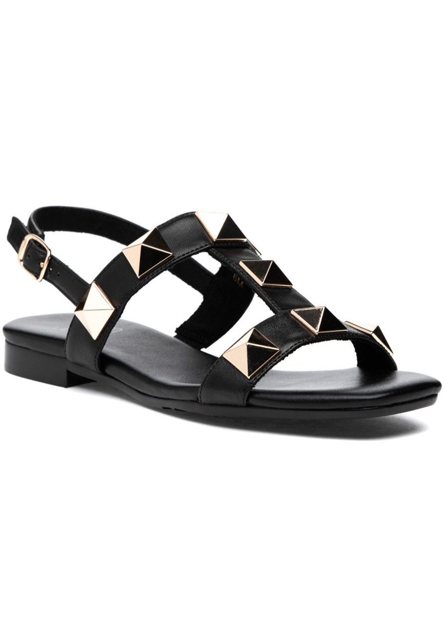 Women Jildor Sandals | Erith Sandal Black Nappa Leather