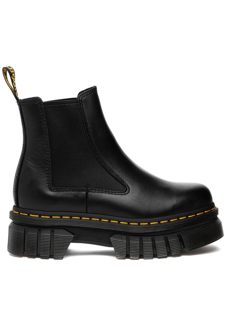 Women Dr. Martens Boots | Audrick Chelsea Boot Black Leather