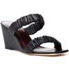 Women Staud Sandals | Frankie Wedge Sandal Black