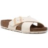 Women Birkenstock Sandals | Siena Vegan Sandal Eggshell
