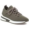Women Urban Sport Sneakers | Gabby Sneaker Khaki Knit