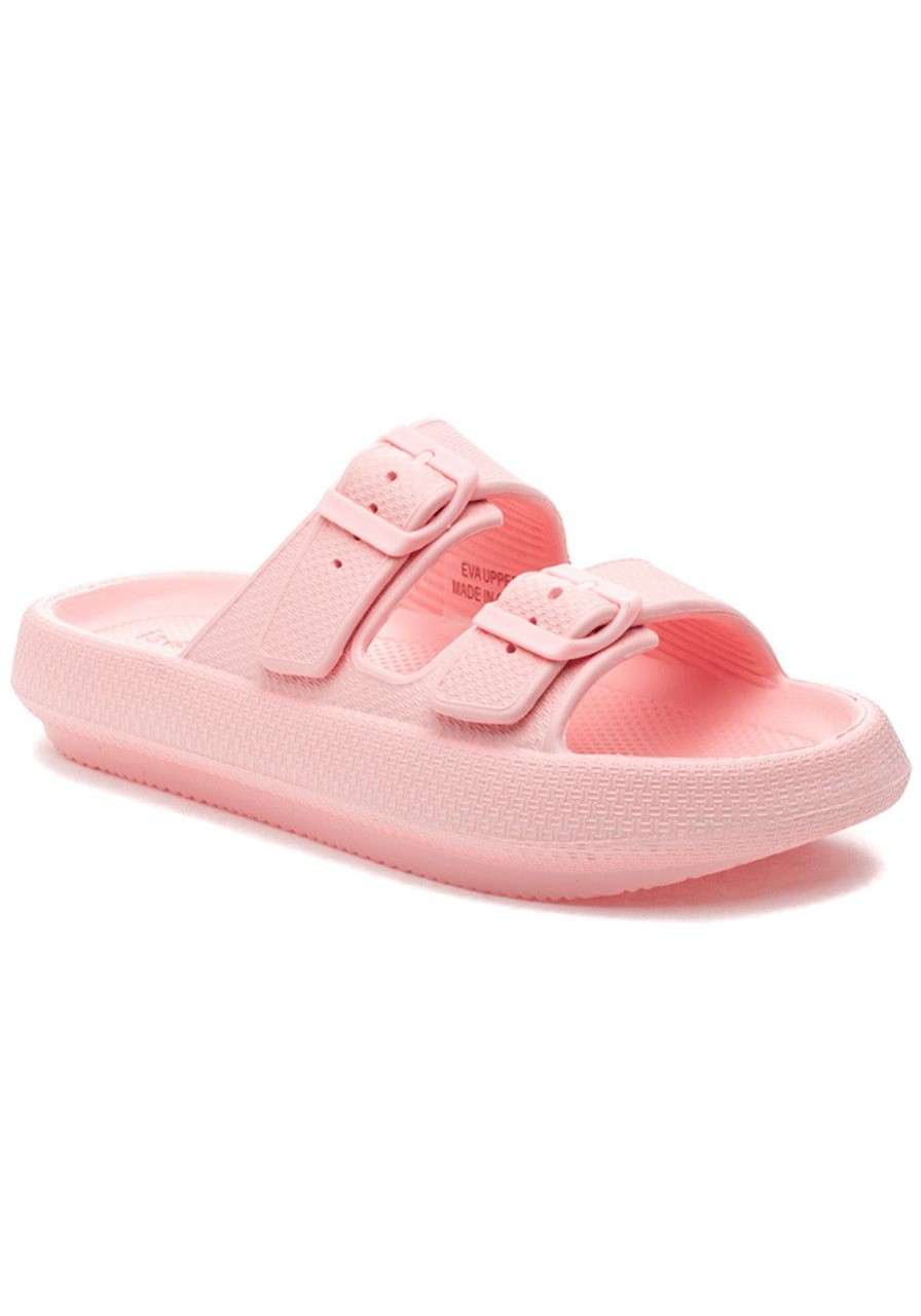 Women Beach Slides Sandals | Socool Sandal Light Pink Eva