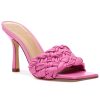 Women Marc Fisher Sandals | Draya Sandal Pink Leather