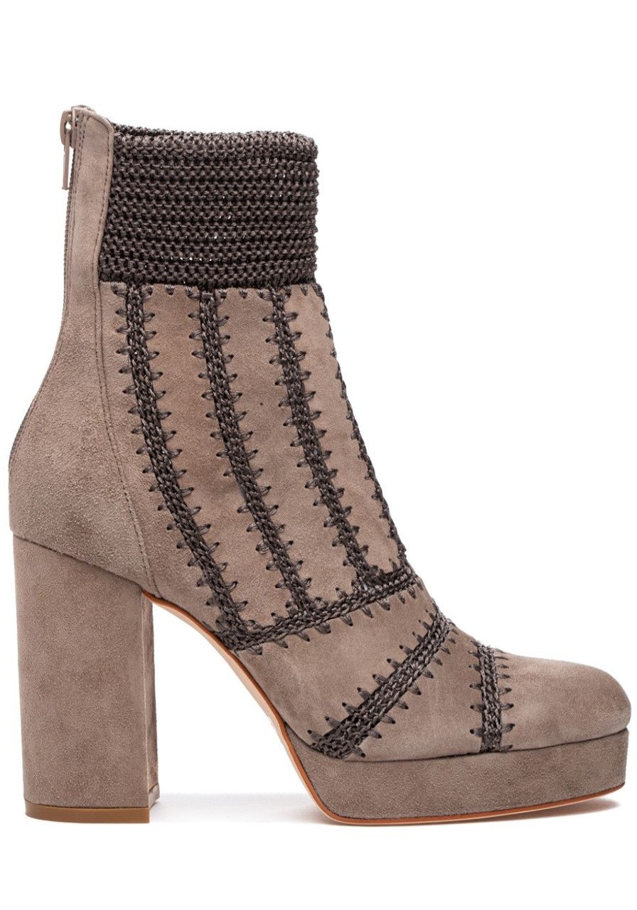 Women Silent D Boots | Yasmin Boot Taupe Suede