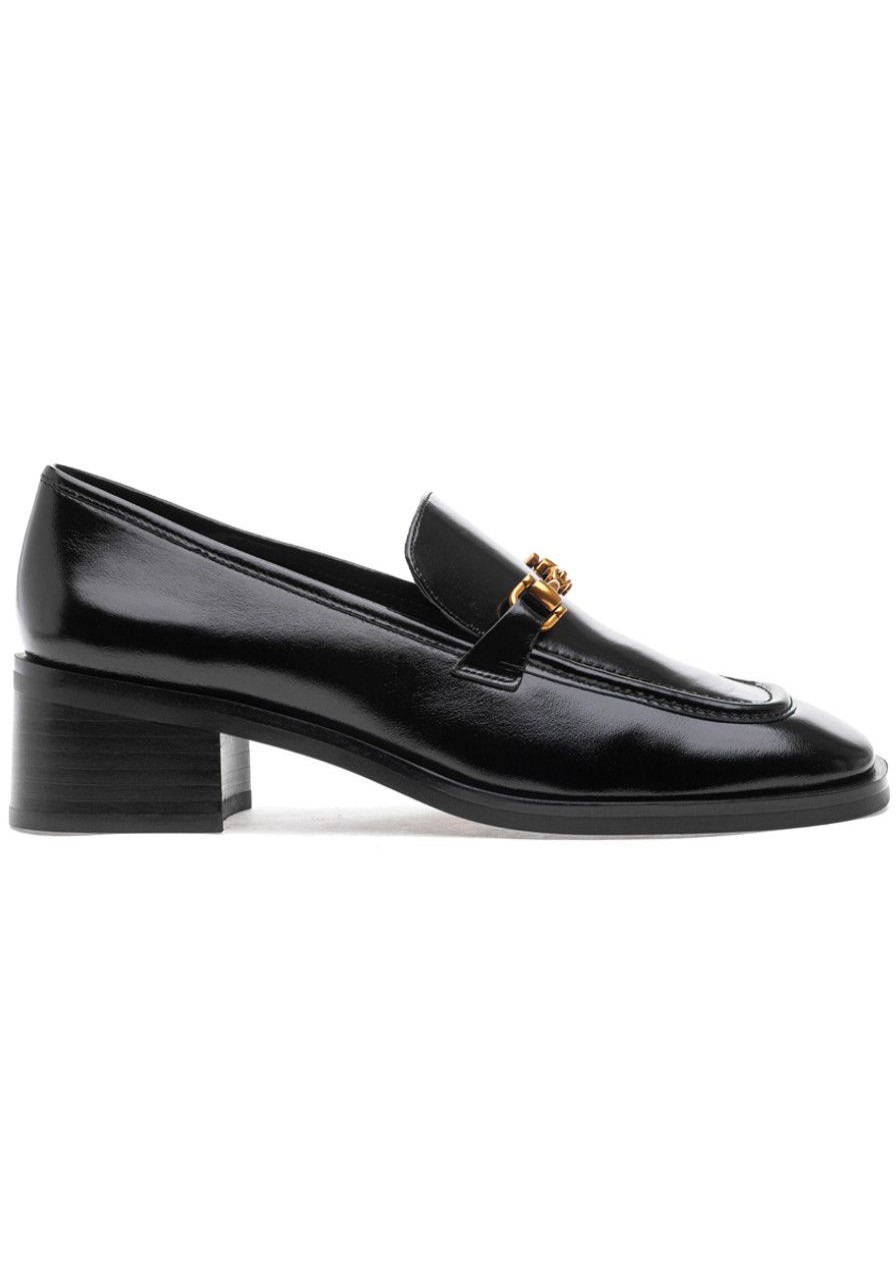 Women Jeffrey Campbell Loafers & Oxfords | Reid Loafer Black Leather