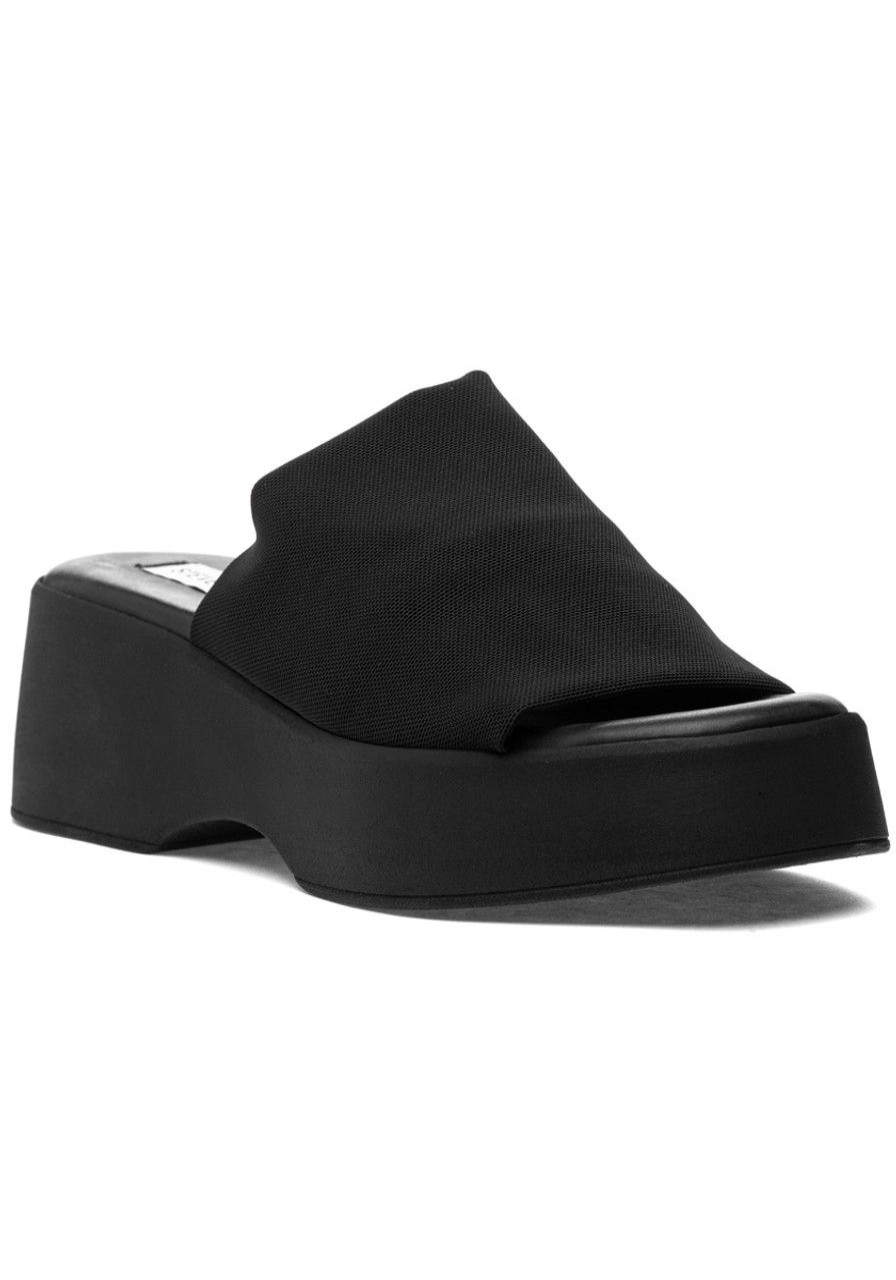 Women Steve Madden Sandals | Slinky Sandal Black