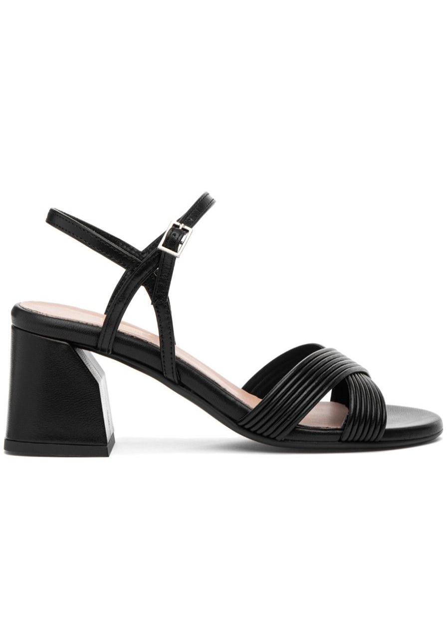 Women Jildor Sandals | Afra Sandal Black Nappa Leather