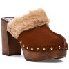 Women 275 Central Mules & Clogs | Princess Clog Brown Suede