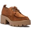 Women Sam Edelman Loafers & Oxfords | Monna Lace Up Loafer Frontier Brown Suede