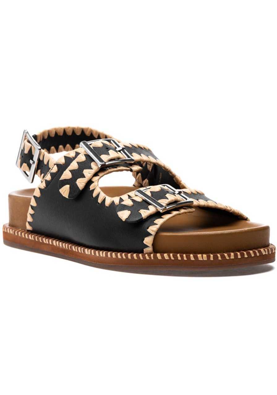 Women 275 Central Sandals | Isidora Sandal Black Leather