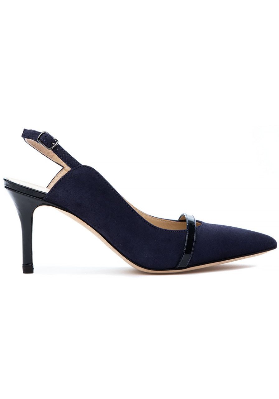 Women 275 Central Pumps | Mark Pump Navy Suede