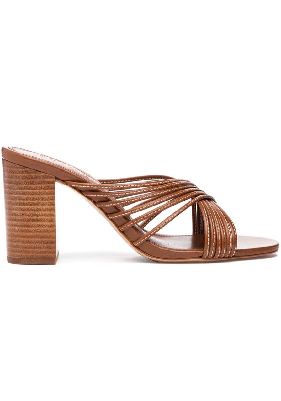 Women Schutz Sandals | Evangeline Sandal New Wood Leather